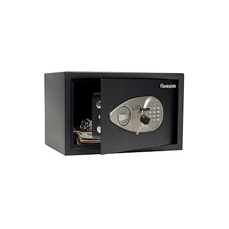 Master Lock SentrySafe Security Safe X055 - 13-13/16"W x 10-5/8"D x 8-11/16"H, Black X055BLK